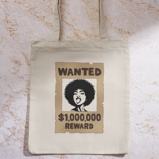 Tote Bag « Wanted Queen » – Intrépide, stylée, inestimable