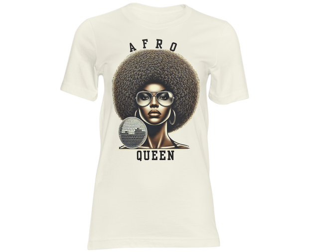 T-shirt Afro Queen – Élégance & Puissance