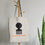 Totebag « Mon Afro, Mon Amour » – Parce que ton afro mérite d'être célébré