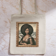 Totebag « Mona Lisa des Temps Modernes » – L'art de la Beauté Noire