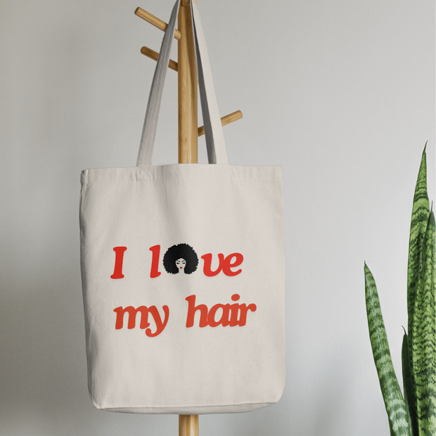 Totebag « I Love My Hair » – Parce que ton afro, c’est ton pouvoir