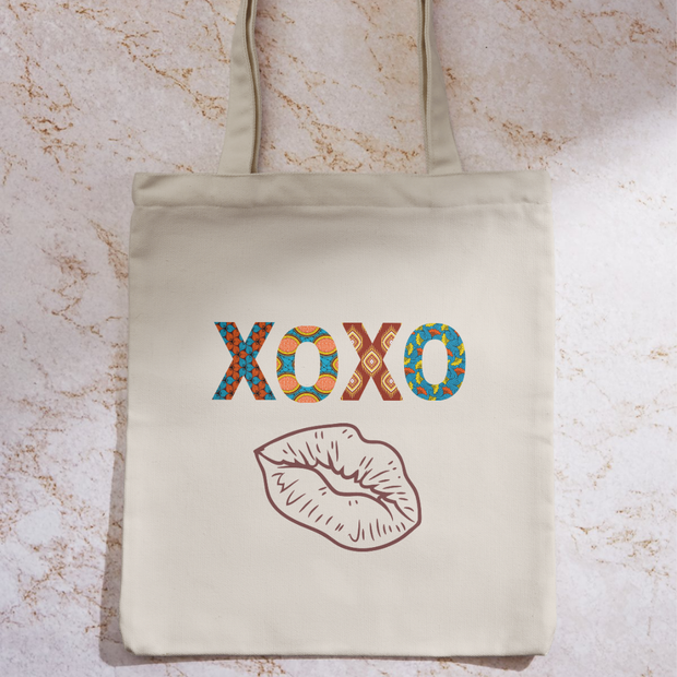 Totebag « XOXO Wax &amp; Love » – Des bisous colorés, un amour affirmé