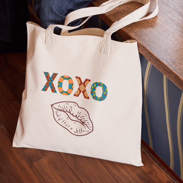 Totebag « XOXO Wax &amp; Love » – Des bisous colorés, un amour affirmé