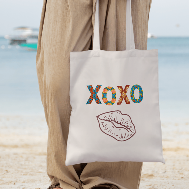 Totebag « XOXO Wax &amp; Love » – Des bisous colorés, un amour affirmé