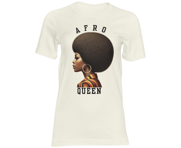 T-shirt « Afro Queen » - Affirmez votre Royauté