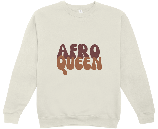 AFRO QUEEN – Le sweat qui célèbre ta couronne invisible