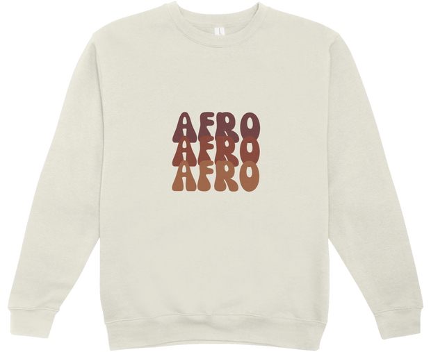 Sweat-shirt « AFRO AFRO AFRO » – L'affirmation d'un héritage