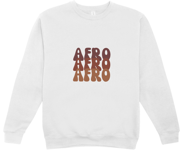 Sweat-shirt « AFRO AFRO AFRO » – L'affirmation d'un héritage