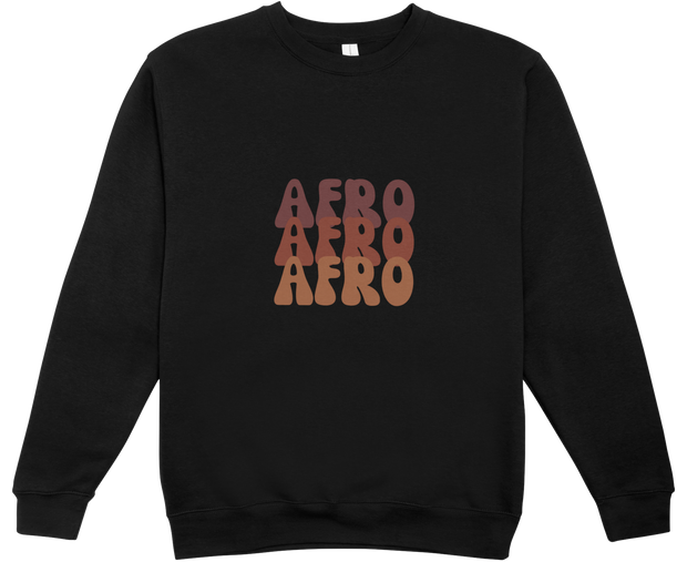 Sweat-shirt « AFRO AFRO AFRO » – L'affirmation d'un héritage
