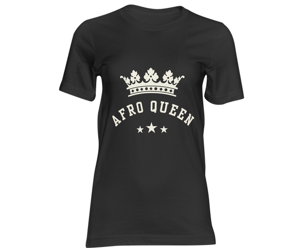 T-shirt « Afro Queen » - Votre Couronne, Votre Pouvoi