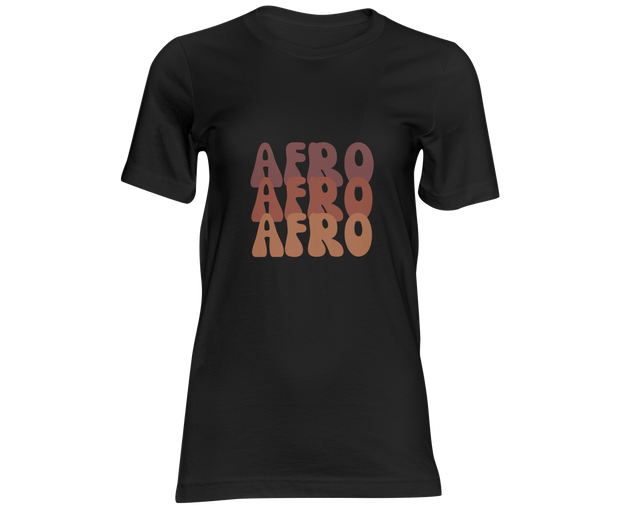 T-shirt « Afro Afro Afro » - Rayonnez avec votre Authenticité