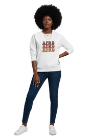 Sweat-shirt « AFRO AFRO AFRO » – L'affirmation d'un héritage