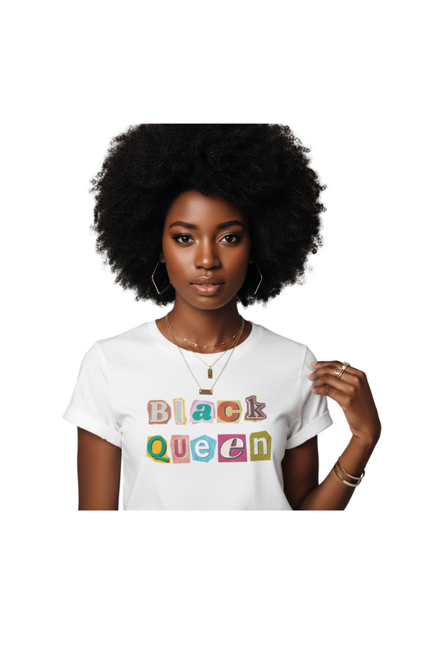 T-shirt « Black Queen » - Votre Style, Votre Règne
