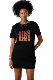 T-shirt « Afro Afro Afro » - Rayonnez avec votre Authenticité