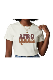 T-shirt « Afro Queen » - Affichez votre Fierté avec Style