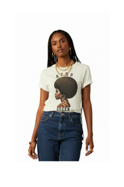 T-shirt « Afro Queen » - Affirmez votre Royauté