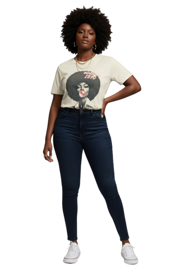 T-shirt Vintage 1970 Bubblegum – Chic & Nostalgique