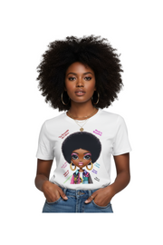 T-shirt "Afro Power - Fierce et Charismatique"